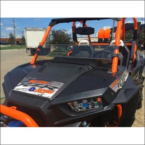 Tinted Hard Coated Half Windshield/ Wind Deflector - RZR WINDSHIELD